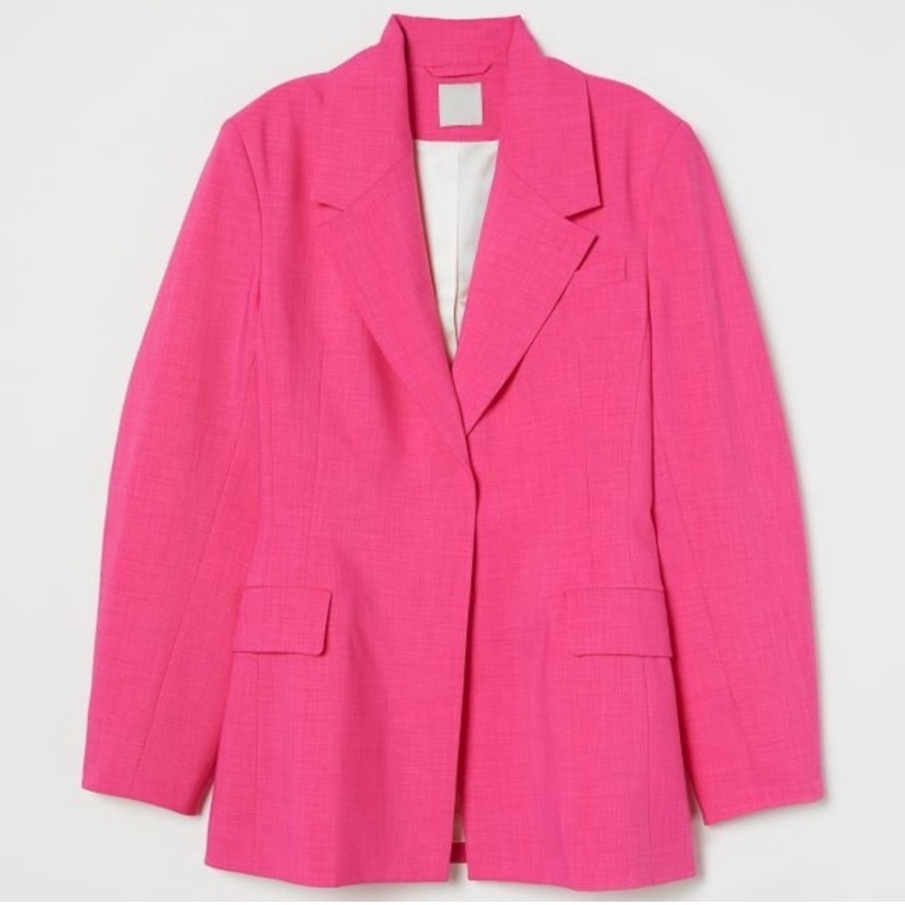 H&M pink blazer